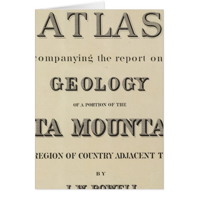 Página de título Atlas que acompaña el informe (Frente)