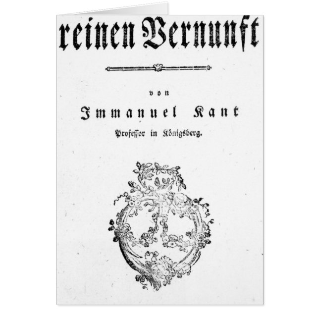 Página de título de la 'crítica de puro (Frente)