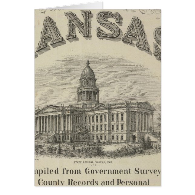 Página de título Kansas Official State Atlas (Frente)