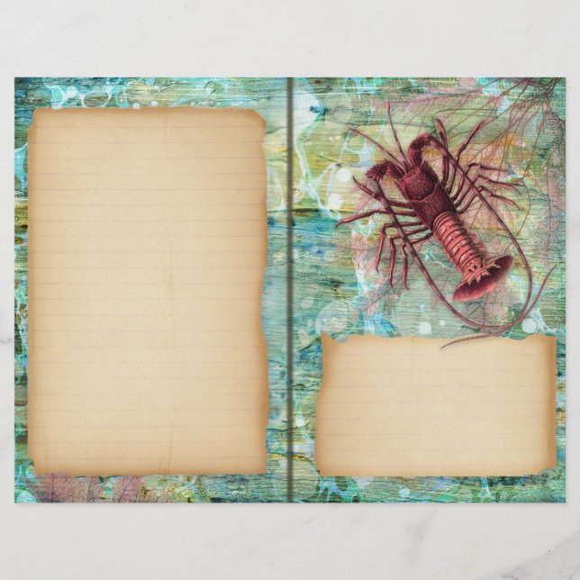 Página de Viaje del Caballo de Mar y del Lobster J (Reverso)