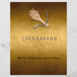 Página del Libro de las sombras de Lughnasadh