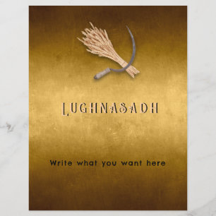 Página del Libro de las Sombras de Lughnasadh