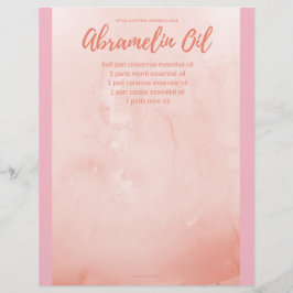 Página del Libro de las Sombras: Fundición de orto