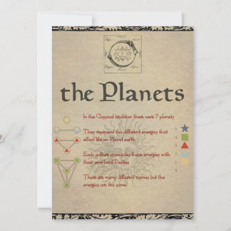 Página del Libro de Sombras de Planetas "VENUS"