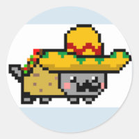 Página del pegatina del gato de Nyan del mexicano