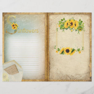 Página Diario del Girasol del Collage del Viejo Pe