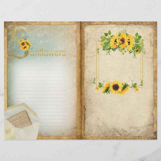 Página Diario del Girasol del Collage del Viejo Pe (Anverso)
