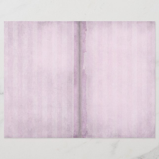 Página Diario Rosa Rastreado Vintage (Anverso)