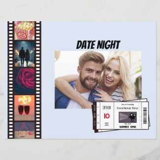 Página Libro de Cine de personalizable de la Noche