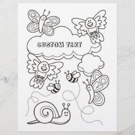 Página Libro de Colores de Animales Bebés