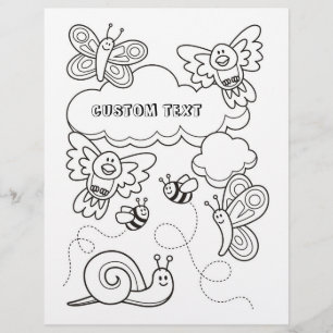 Página Libro de Colores de Animales Bebés