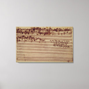 Página pasada del arte de la fuga, 1740s