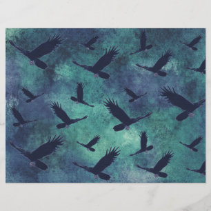 Página Ravens Junk Journal Scrapbook