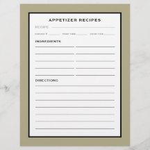 Página Receta | Apetizador | Blanco negro sabio