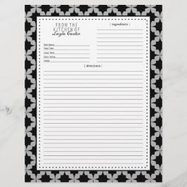 Página Receta de Estrella Retro Negra