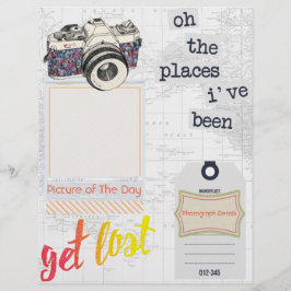 Página Vertical Del Diario De Viajes "Imagen Del D