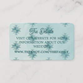 página web adjunta tarjeta para detalles de bodas