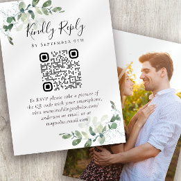 Página web de 100x Boda QR Código Foto Eucalyptus 
