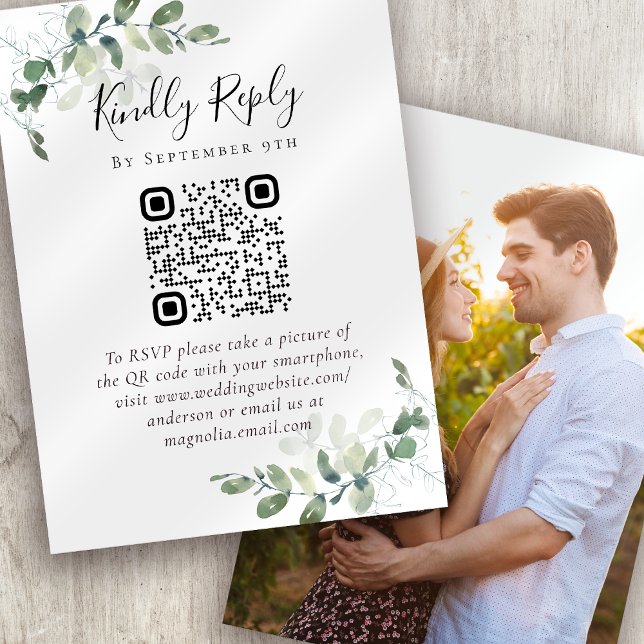 Página web de 100x Boda QR Código Foto Eucalyptus  (Subido por el creador)