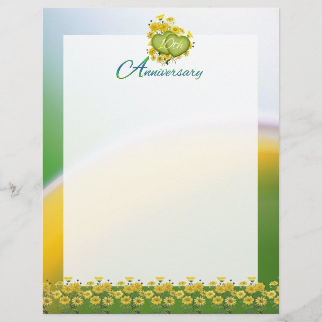 Páginas de álbum de recuerdos de la fiesta del 10º (Anverso)