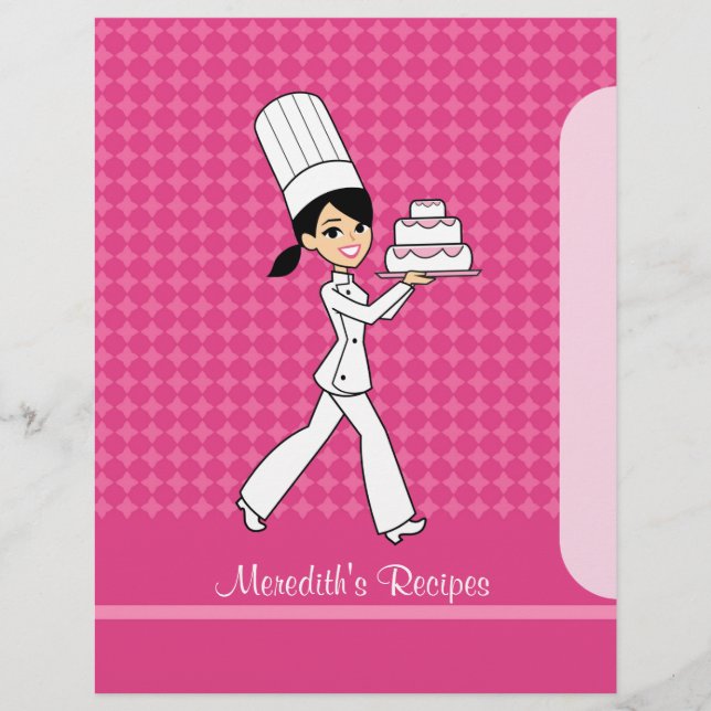 Páginas de chica panadera para indexar recetas ver (Anverso)