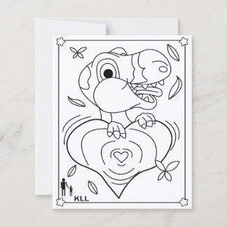 Páginas de colores de dinasoaurios queridos