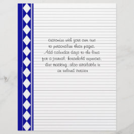 páginas de diamante azul, personalizar con su prop