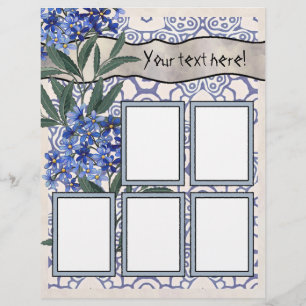 Páginas de diseño de cuadernillo - Cinco marcos