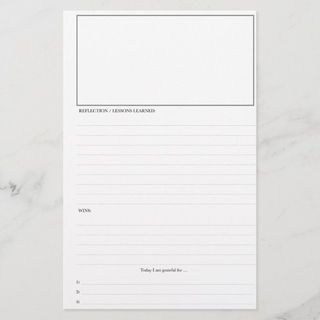 Páginas de planificación diarias (Anverso)