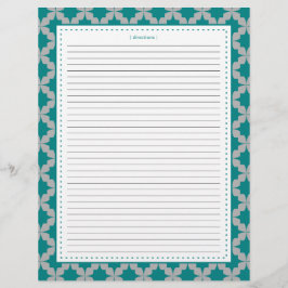 Páginas de recetas adicionales de Retro Star verde