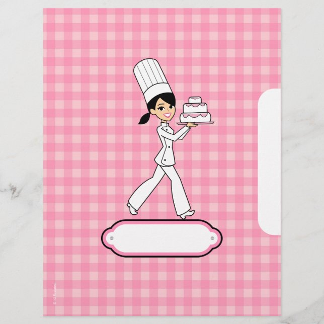 Páginas de recetas personalizadas de corte (Anverso)
