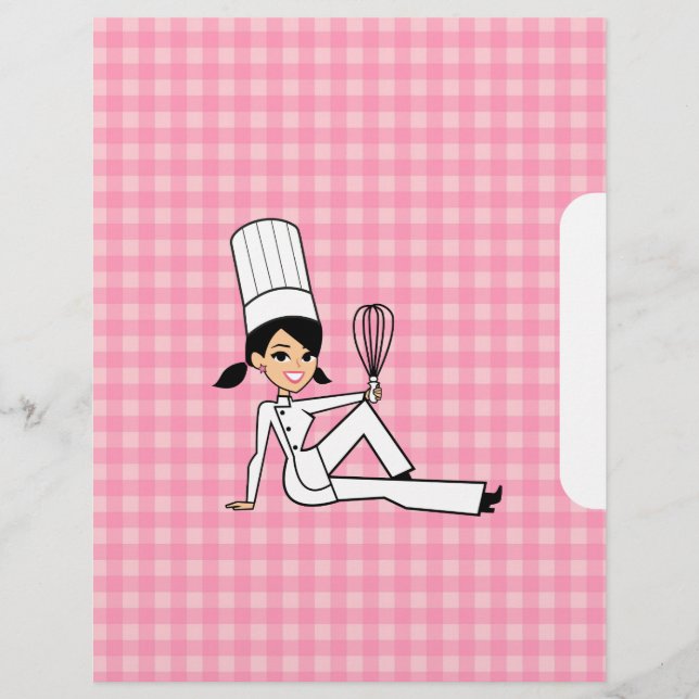 Páginas de recetas personalizadas de corte (Anverso)