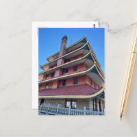 Pagoda leyendo postal de fotografía de PA