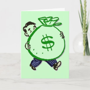 Pagúele la tarjeta de felicitación delantera