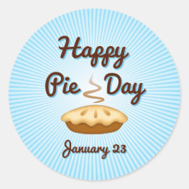 Páguense alrededor de Pegatinas de Pie Day