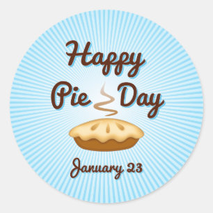 Páguense alrededor de Pegatinas de Pie Day