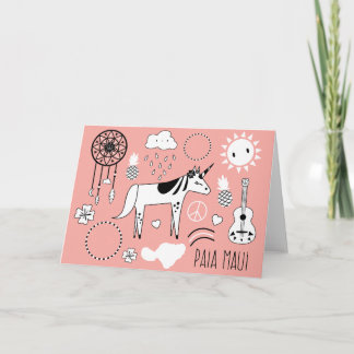 Paia mágico, Trippy, tarjeta de felicitación de
