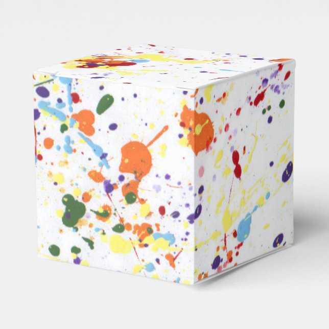 "Paint/Art Fiesta" Caja de Favor de Cubo (Costado Anverso)