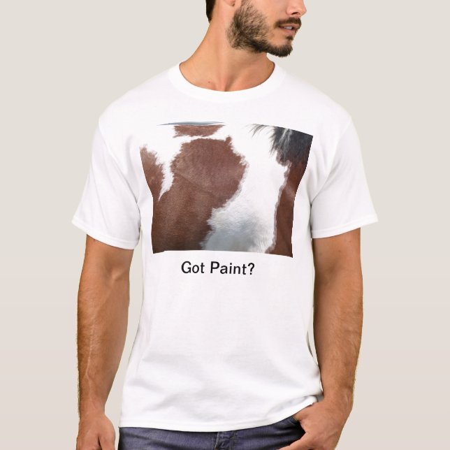 ¿Paint? Camisa de caballo de pintura (Anverso)