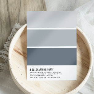 Paint Chip Invitación a fiesta para el calentamien