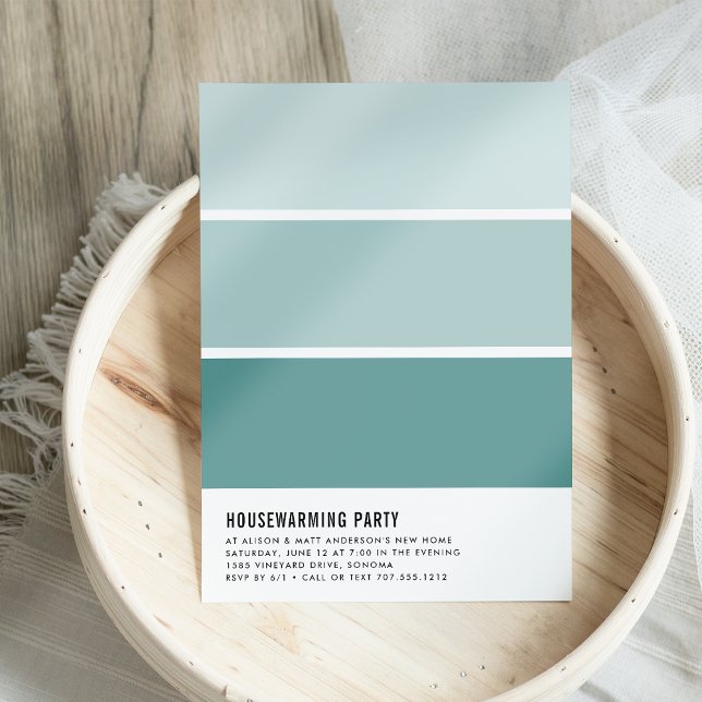 Paint Chip Invitación a fiesta para el calentamien (Subido por el creador)