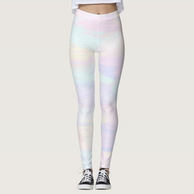 Paint Pastel Strokes Leggings (Anverso)