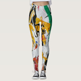 Paint spill Leggings
