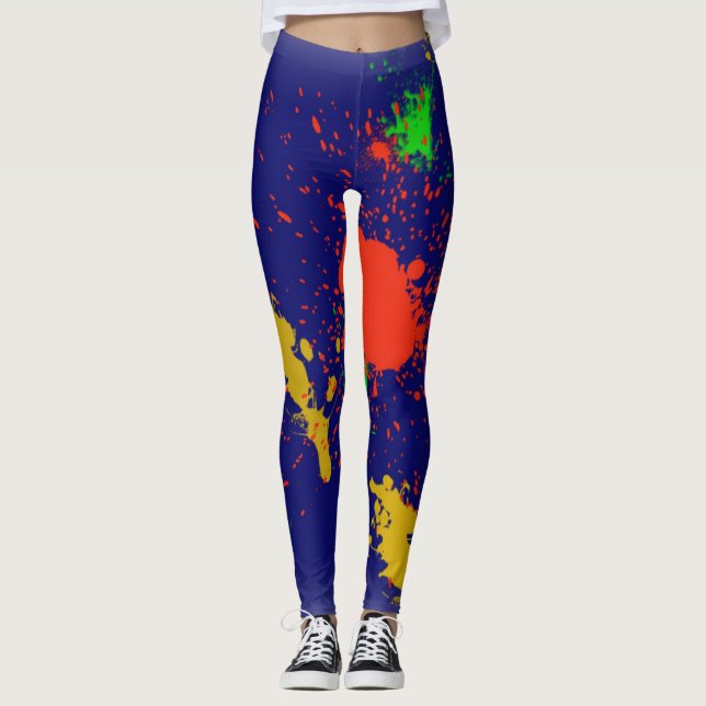 Paint Splash Designer Leggings - Regalos (Anverso)