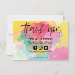 Paint Splatter Watercolor Gracias Media Insert