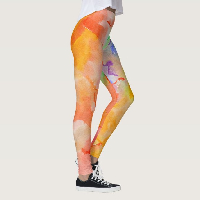 Paint Stain Leggings  (Derecha)
