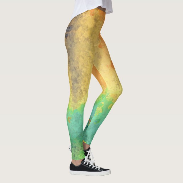 Paint Stain Leggings  (Derecha)