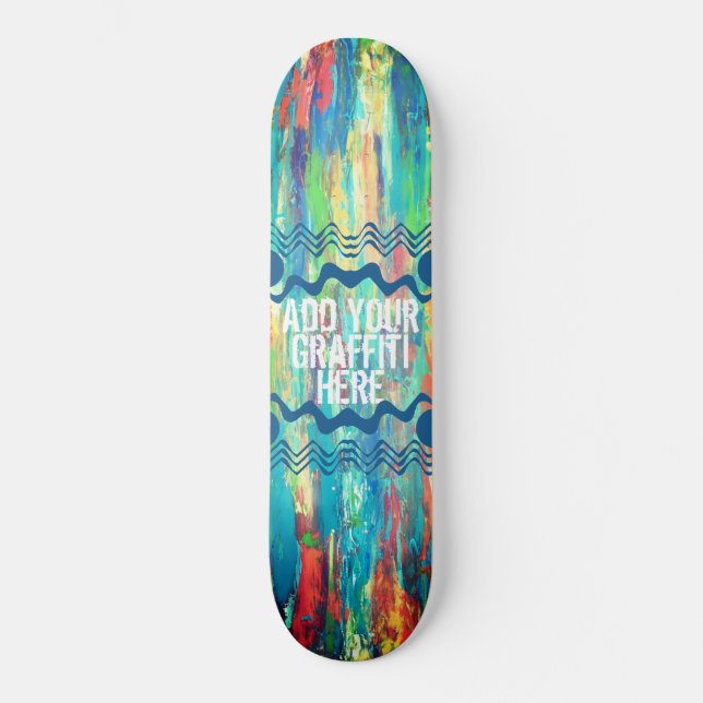Paint Streak Skateboard Decks (Anverso)