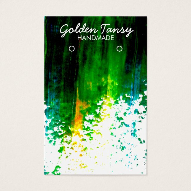 Paint Stripe Earring Necklace JewelDisplay Card (Anverso)