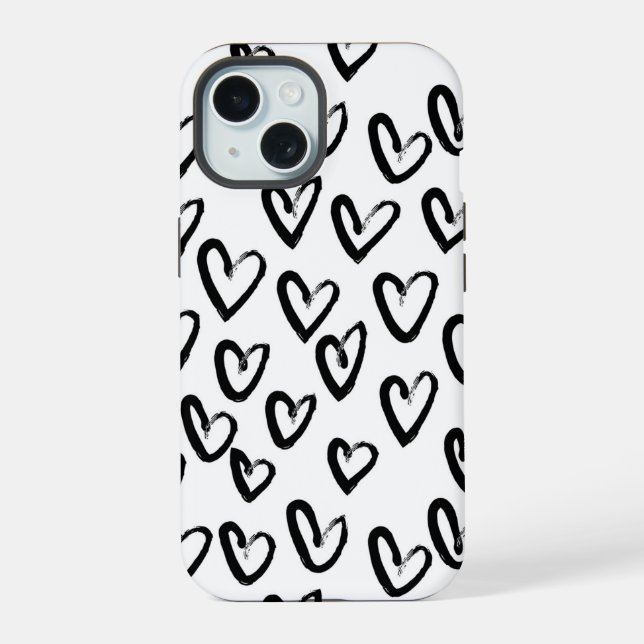 Paint Stroke Heart Pattern (Reverso )